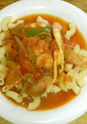 シーフードのパスタソース♪アラビアータ風-レシピのメイン写真