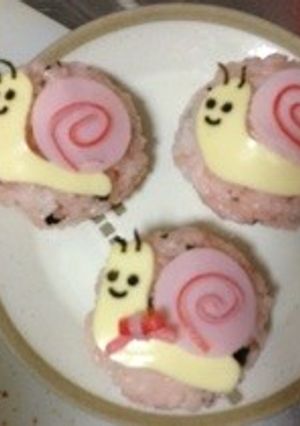 カタツムリ 作り置き キャラ弁♪-レシピのメイン写真