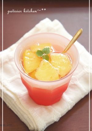 ホワイトリカーでフルーツカクテル♬-レシピのメイン写真