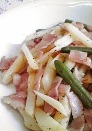 じゃがいもといんげんの炒めもの-レシピのメイン写真