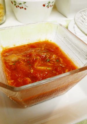 *トマト缶で*つけ素麺*-レシピのメイン写真