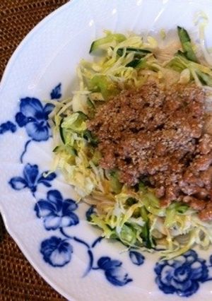 夏のランチに納豆そうめん♬-レシピのメイン写真