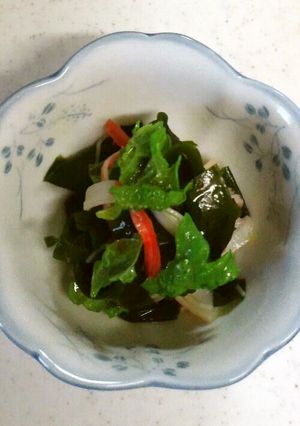 わかめと青じそのドレッシング和え-レシピのメイン写真