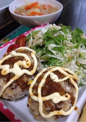 ヘルシー♡揚げないおからコロッケ♪-レシピのメイン写真