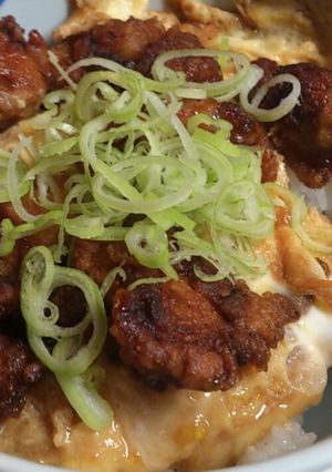 残りの唐揚げで簡単丼♪-レシピのメイン写真
