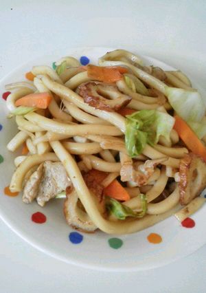 焼きうどんソースと醤油とオイスター☆-レシピのメイン写真