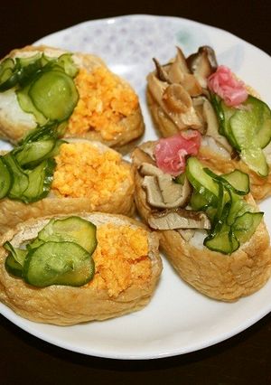 お昼には稲荷寿司-レシピのメイン写真