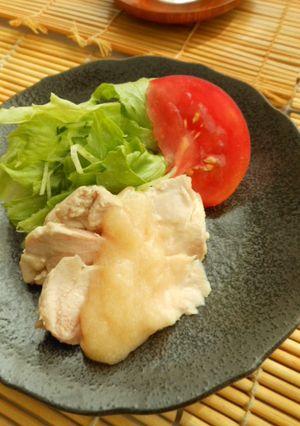 蒸し鶏の味噌かけ-レシピのメイン写真
