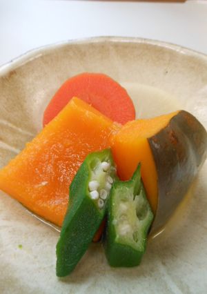 夏野菜の炊き合せ-レシピのメイン写真