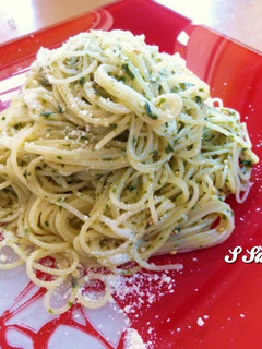 和風ジェノベーゼパスタ-レシピのメイン写真