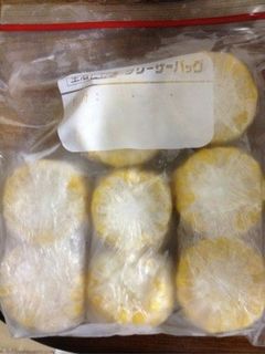 茹でトウモロコシ冷凍-レシピのメイン写真
