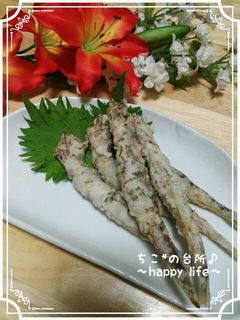 ししゃものシソ唐揚げ♪-レシピのメイン写真