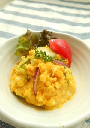 チーズの入った南瓜サラダ-レシピのメイン写真