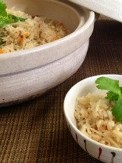 土鍋で!簡単!鶏ごぼうの炊き込みご飯-レシピのメイン写真