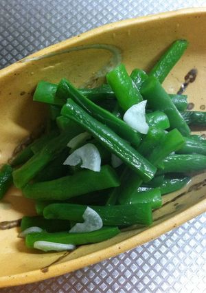 ルクエでいんげん豆のにんにく蒸し-レシピのメイン写真