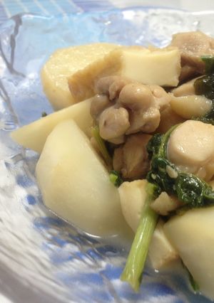 麺つゆで簡単！かぶと鳥肉のさっぱり炒め煮-レシピのメイン写真
