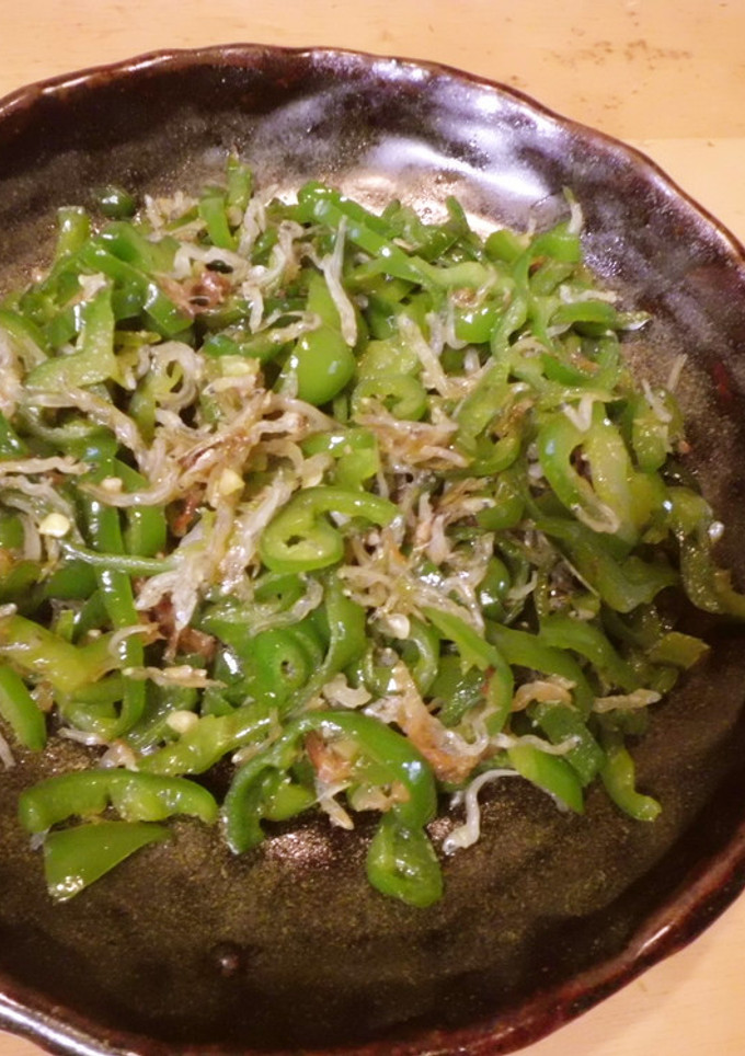 ピーマンとじゃこの炒め煮-レシピのメイン写真
