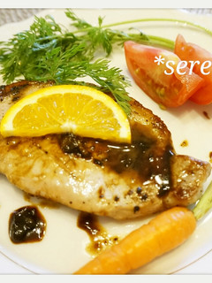 豚肉のソテー♡オレンジ・バルサミコソース-レシピのメイン写真