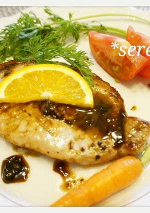豚肉のソテー♡オレンジ･バルサミコソース-レシピのメイン写真