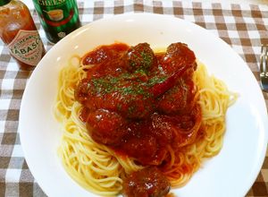 大人も食べたい！ミートボールパスタ♬-レシピのメイン写真