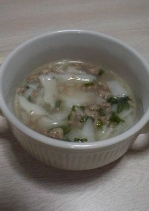 余った餃子の皮で〜ワンタンスープ-レシピのメイン写真