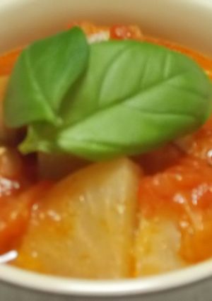 冷蔵庫掃除に♪チキンと野菜のトマトスープ-レシピのメイン写真