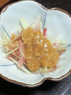 超簡単!みょうが酢味噌orごま酢味噌あえ-レシピのメイン写真