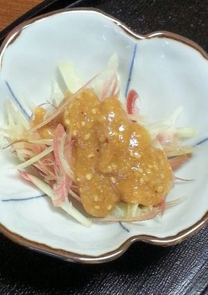 超簡単！みょうが酢味噌orごま酢味噌あえ-レシピのメイン写真