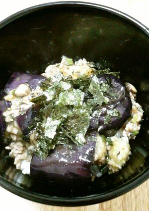 簡単！麻婆ナス丼~生卵と相性バッチリ~-レシピのメイン写真