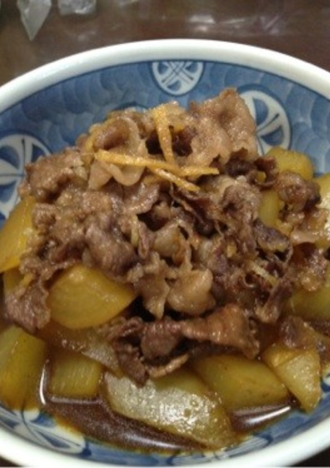 夏大根と牛肉の煮物-レシピのメイン写真