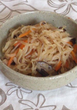 切り干し大根の煮物に塩コショウ!?-レシピのメイン写真