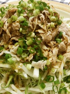 大根と水菜の冷しゃぶサラダ♪-レシピのメイン写真