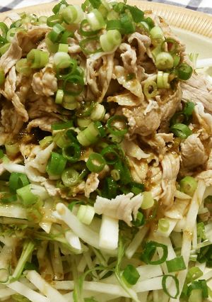 大根と水菜の冷しゃぶｻﾗﾀﾞ♪-レシピのメイン写真