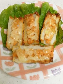ちくわのグリル 鮭マヨ-レシピのメイン写真