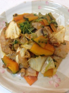 豚バラ野菜炒め〜豆板醤でピリ辛に〜-レシピのメイン写真