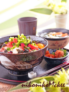 混ぜるだけで旨すぎ☆とろろチャーシュー丼-レシピのメイン写真
