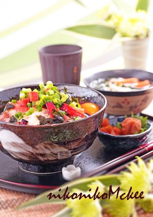 混ぜるだけで旨すぎ☆とろろチャーシュー丼-レシピのメイン写真