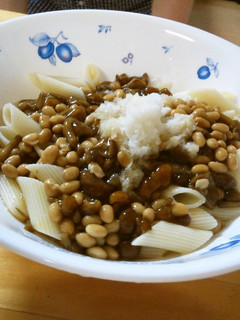 なめこ納豆マカロニ-レシピのメイン写真
