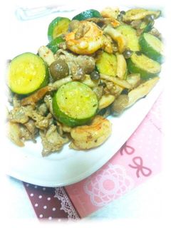 ☆マヨでウマウマズッキーニと豚肉炒め☆-レシピのメイン写真