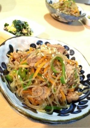 野菜もたっぷり♪牛肉の春雨-レシピのメイン写真