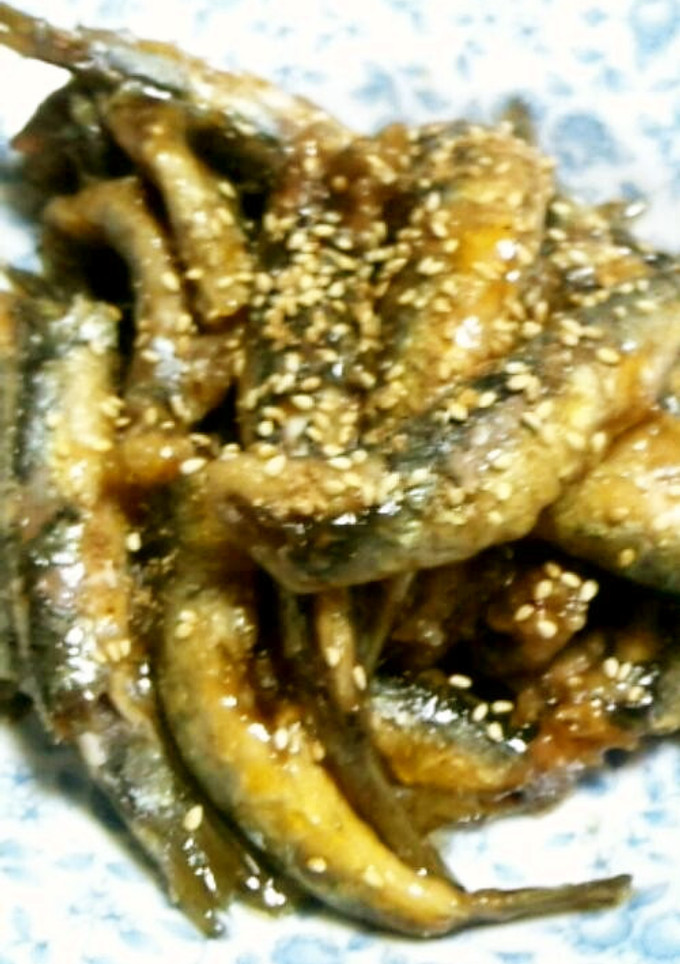 俺流のおつまみ！背黒イワシの蒲焼き風-レシピのメイン写真