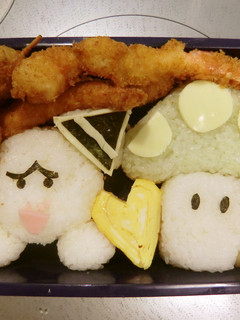 キャラ弁♡テレーザ&1UPきのこ-レシピのメイン写真