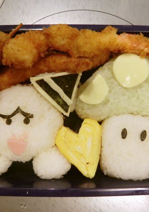 キャラ弁♡テレーザ＆１UPきのこ-レシピのメイン写真