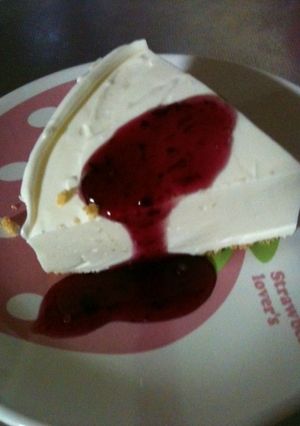簡単!ヨーグルトで本格チーズケーキ1-レシピのメイン写真