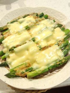 ☆旬のアスパラ★味噌マヨチーズ☆-レシピのメイン写真