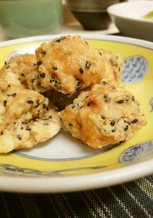 ＊お弁当に＊胡麻入り塩唐揚げ＊-レシピのメイン写真