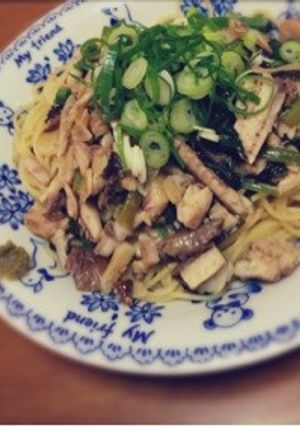 さっぱりさんまのポン酢パスタ-レシピのメイン写真