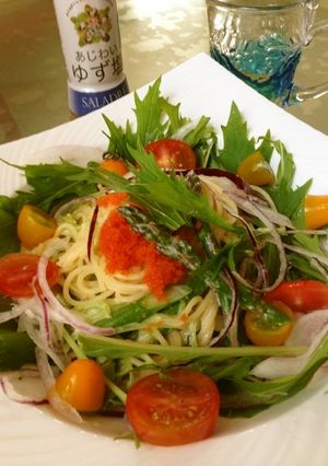 とびっこの冷製クリームパスタ-レシピのメイン写真