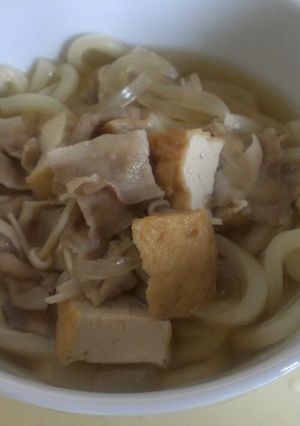 豚バラ肉うどん-レシピのメイン写真