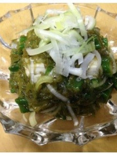 冷奴のオクラ、メカブがけ-レシピのメイン写真